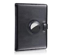 Passport Holder and Vaccine Card Holder Combo with Passport Cover Wallet Travel Passport Wallet Case for Men and Women, Black, 21.5*14cm, Minimalist