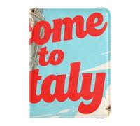 Passport Holder Case leather Card Holder Passport Case welcome to italy