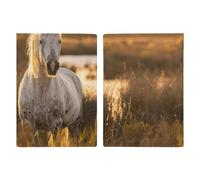 Passport Holder Coin Purse Card Holder Real Horse Photos Printed Travel Wallet Suitable for Men And Women, style, 20.3x13.8cm, Modern