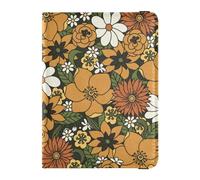 Passport Holder Cover for Women Men Passport Book Travel Passport Case RFID Blocking Floral in Green, Floral in Green, One Size, Casual