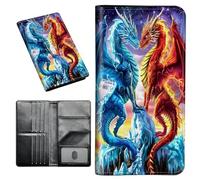 Passport Holder Cover Wallet Travel Essentials RFID Blocking Passport Cases with Business Card Holder Wallet, Travel Document Organizer for Large Capacity Wallet Women Men Family, Art Butterfly, 575