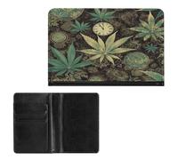 Passport Holder Elegance A Puff in Time Weed Printing Passport Cover Slim Travel Passport Wallet For Women Men, style, One Size, Passport Protector