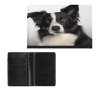 Passport Holder Elegance Border Collie Printing Passport Cover Slim Travel Passport Wallet For Women Men, style, One Size, Passport Protector