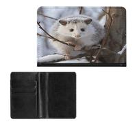 Passport Holder Elegance Opossum In Snow Printing Passport Cover Slim Travel Passport Wallet For Women Men, style, One Size, Passport Protector