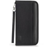 Passport Holder Family - RFID Blocking Passport Organizer,Travel Essentials Premium Wallets Credit Cards Case, Multi Pocket Waterproof Document Bag for Men Women Airports Vacations Business Trips