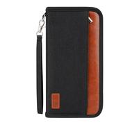 Passport Holder Family - RFID Blocking Passport Organizer,Travel Essentials Premium Wallets Credit Cards Case, Multi Pocket Waterproof Document Bag for Men Women Airports Vacations Business Trips