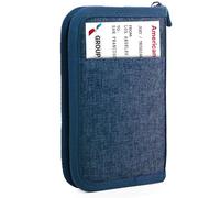 Passport Holder Family RFID Travel Document Organizer for Women Waterproof Passport Wallet Men Portable Case for Cards, B-Single-Purplish Blue, Regular, Pink Passport Holder