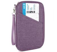 Passport Holder Family, Women Rfid Blocking Passport Wallet, Travel Essentials Premium Wallets, Waterproof Passport Holders Bag for Men Traveling, Travel Document Organizer Credit Cards Case