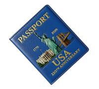 Passport Holder for Travel, Document Holder Wallet Scratch Resistant | PU Leather Organizer for Credit Cards, Boarding Pass & ID Cards | Travel Accessories, b, Se référer au descriptif, Refer to