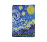 Passport Holder for Travel Essentials, Passport Cover Personalized Leather Wallet, Wallet For Men Women Birthday Gift, Starry Night by Van Gogh, One Size, Passport Holder Wallet With Interior Card