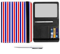 Passport Holder for Travel Essentials,Passport Wallet Cover Case with RFID Blocking,Leather Travel Documents Organizer Protector,Passport Case,Passport Holder for Women, Colorful Lines -2030