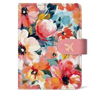 Passport Holder for Travel Essentials, RFID Blocking Leather Cover Wallet, Aesthetic Passport Book Case for Women and Men - Garden