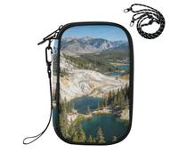 passport holder for travel men Wallet Combo Mountain Treen Natural Scenery