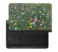 Passport Holder for Travel Passport Holder for Women Men RFID Blocking A Field of Wild Flowers Passport Holder Travel Accessories, A Field of Wild Flowers, One Size