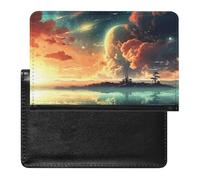 Passport Holder for Travel Passport Holder for Women Men RFID Blocking Angry Lion Passport Holder Travel Accessories, Anime, One Size