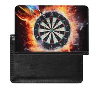 Passport Holder for Travel Passport Holder for Women Men RFID Blocking Cute Sloth Passport Holder Travel Accessories, Dart Board, One Size