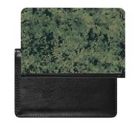 Passport Holder for Travel Passport Holder for Women Men RFID Blocking Flamingos And Pineapples Passport Holder Travel Accessories, Green Army Digital Camouflage, One Size