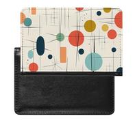 Passport Holder for Travel Passport Holder for Women Men RFID Blocking Heart Shape Romantic Beach Passport Holder Travel Accessories, Modern Mid Century, One Size