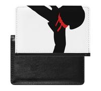 Passport Holder for Travel Passport Holder for Women Men RFID Blocking Karate Boy Changeable Belt Color Passport Holder Travel Accessories, Karate Boy Changeable Belt Color, One Size