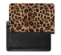 Passport Holder for Travel Passport Holder for Women Men RFID Blocking Lake District National Park Passport Holder Travel Accessories, Leopard Print, One Size