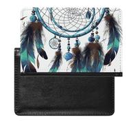 Passport Holder for Travel Passport Holder for Women Men RFID Blocking Native American Dream Catcher Passport Holder Travel Accessories, Native American Dream Catcher, One Size