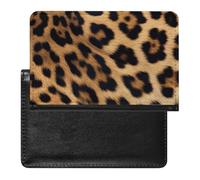 Passport Holder for Travel Passport Holder for Women Men RFID Blocking Rough Leopard Print Passport Holder Travel Accessories, Rough Leopard print, One Size
