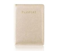 Passport Holder for Travel Passport Holder with Card Slots Holder Passport Case Passport cover for Women and Men Passport Wallet Travel Essentials and Accessories, Gold Classic, Classic