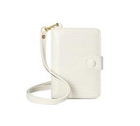 Passport Holder for Travel RFID Blocking Wallet Handbag Credit Cards Flight Ticket Organizer Card Holder Women, White, 0.79 x 3.94 x 5.51 inches, Travel