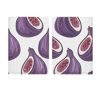 Passport Holder Leather Passport Holder Covers Case Koala Printed Passport Book for Documents, Travel Gifts, Fig Art Pattern, 20.3x13.8cm