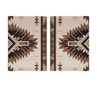 Passport Holder Leather Passport Holder Covers Case Native American Printed Passport Book for Documents, Travel Gifts, Native American, 20.3x13.8cm
