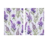 Passport Holder Leather Passport Holder Covers Case Street of Italy Printed Passport Book for Documents, Travel Gifts, Lavender flowers, 20.3x13.8cm