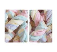 Passport Holder Leather Passport Holder Covers Case Various Pastry Patterns Printed Passport Book for Documents, Travel Gifts, Pile of Marshmallows, 20.3x13.8cm
