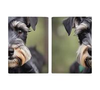 Passport Holder Passport Book Leather Passport Cover Card Holder Abstract Science Chemistry Illustration 3D Travel Wallet for On Business Trip, Travel Gifts, adorable schnauzer, 20.3x13.8cm