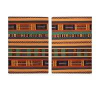 Passport Holder Passport Book Leather Passport Cover Card Holder Abstract Science Chemistry Travel Wallet for On Business Trip, Travel Gifts, african weaving, 20.3x13.8cm