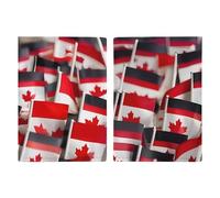 Passport Holder Passport Book Leather Passport Cover Card Holder Ballroom Dance Small Pattern Travel Wallet for On Business Trip, Travel Gifts, small canadian flags, 20.3x13.8cm