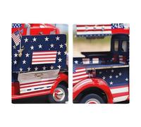 Passport Holder Passport Book Leather Passport Cover Card Holder Yin Yang Pattern Travel Wallet for On Business Trip, Travel Gifts, 4th Of July Patriotic Truck, 20.3x13.8cm