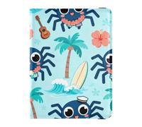 Passport Holder PU Leather Covers with Credit Card Holder Slots Hippo Gothic Travel RFID Blocking Leather Card Case for Women Men, Colorful