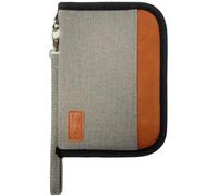 Passport Holder Travel Wallet, For 2 Passports, Small Passport Bag, Double, Dual, A5, Document Folder, Case, Purse, RFID Blocking, Holiday, Waterproof Organisers, Travel Accessories, Grey, UK GBRN S
