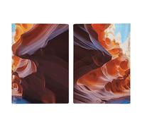 Passport Holder Travel Wallet Passport Cover Angry Roaring Lion Printed Leather Passport Holder Covers Case for Travel, Documents, Travel Gifts, Antelope Canyon, 20.3x13.8cm
