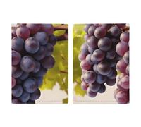 Passport Holder Travel Wallet Passport Cover Cupcake Printed Leather Passport Holder Covers Case for Travel, Documents, Travel Gifts, Desert Grapes, 20.3x13.8cm