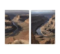 Passport Holder Travel Wallet Passport Cover Texas Bluebonnets Scenery Printed Leather Passport Holder Covers Case for Travel, Documents, Travel Gifts, Grand Canyon Arizona, 20.3x13.8cm