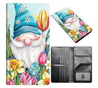 Passport Holder Wallet for Women Men, RFID Blocking Anti-theft PU Leather Portable Travel Wallet, Travel Wallet Passport Holder with Credit Card Slots Slim Travel Passport Wallet, A10, Sweet Little