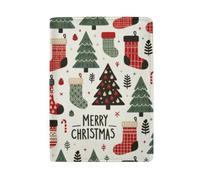 Passport Holder with Credit Card Slots Passport Case for Women, christmas stockings and trees