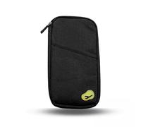 Passport ID Holder Wallets,Lightweight Travel Wallet,Large Capacity Card Holder Purse - Family Holiday Wallet Case for Men&Women - Securely Holds Tickets,ID Cards,Credit Cards,and Currency (Black)