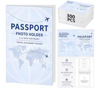 Passport Photo Holder Folders Passport Photo Folder with Compartment 300PCS