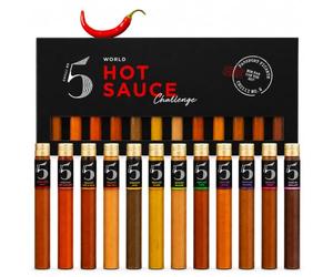 Passport Piccanté Hot Sauce Gift Set with 12 Mini Sauces, World Flavors | Global Chilli Flavours, Vegan & Gluten-Free, No Artificial Flavourings, Gift-Ready Packaging, World Cuisine Inspiration