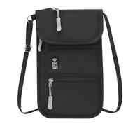 Passport Pouch, Travel Wallet, Card Carrier, Anti-Theft Design, Smart tag Protection, Zipper Closure, Slim Profile, Lightweight Build, Daily Travel Utility, 8.27x0.2x5.12 Inches