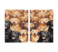 Passport Protective Cover, Labrador Retriever Dogs Print Passport Cover Travel Document Protector Travel Passport Wallet Passport Sleeve, style, 20.3x13.8cm