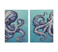 Passport Protective Cover, Octopus Design Print Passport Cover Travel Document Protector Travel Passport Wallet Passport Sleeve, style, 20.3x13.8cm