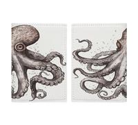 Passport Protective Cover, Octopus Print Passport Cover Travel Document Protector Travel Passport Wallet Passport Sleeve, style, 20.3x13.8cm